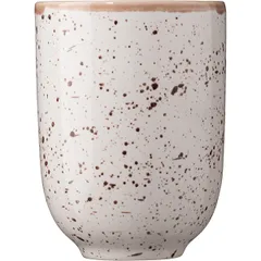 Стакан для горячих напитков «Пунто Бьянка» фарфор 350мл D=85,H=110мм белый,черный, изображение 2