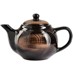 Чайник заварочный «Старина» керамика 1л D=14,H=15,5см коричнев.