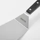 Лопатка кухонная изогнутая сталь нерж.,полиоксиметилен ,H=1,5,L=295,B=96мм металлич.,черный, изображение 2