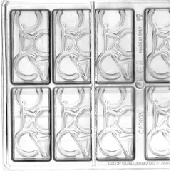 Mold for chocolate “Mini bar”[12 pcs] polycarbonate ,H=55,L=76,B=35mm