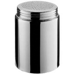 Container for powdered sugar with holes  stainless steel  0.5 l  D=8, H=10 cm  silver.