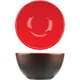 Пиала «Кармин» керамика D=15,H=8см красный,черный, изображение 2