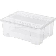 Container for products "Tex-Box" polyprop. 10l ,H=14,L=38,B=28cm clear.