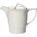 Кофейник «Атлантис» с крышкой фарфор 0,6л D=10,H=15,L=19,B=10,5см белый