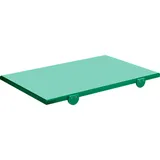 Доска разделочная с упором полиэтилен ,H=2,L=60,B=40см зелен.