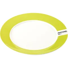 Plate “Panton” porcelain D=200,H=15mm white,lime