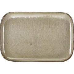 Dish “Terra Gray” rectangular  porcelain , L=34.5, B=23.5 cm  gray