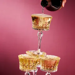 Шампанское-блюдце «Леди Даймонд» стекло 230мл прозр., изображение 4