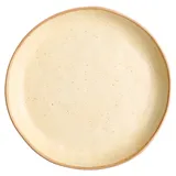 Тарелка «Грасп» с бортом керамика D=23,H=3см бежев., Цвет: Бежевый, Диаметр (мм): 230