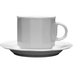 Tea cup "Mercury"  porcelain  250 ml  white