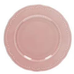 Dish “V. Viena Charm” round  porcelain  D=310, H=27mm  pink.