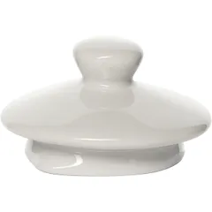 Крышка для чайника «Америка» фарфор D=62,H=35мм белый