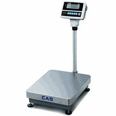 Electrical scales CAS HD-150 150 kg with adaptive resolution 150(60) kg/50(20) g. discrete 150(60)kg/5 m