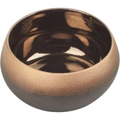 Salad bowl ceramics 70ml D=73,H=34mm bronze, copper