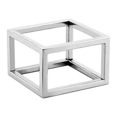 Подставка фуршетная 12*12 см h 8 см, металл