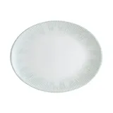 Блюдо сервировочное «Ирис» овальное фарфор ,L=25,B=19см белый,серый