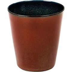 Стакан для горячих напитков «Террес де Ревес» керамика 310мл D=85,H=95мм коричнев.,синий