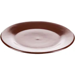 Тарелка «Шоколад» мелкая фарфор D=26,H=2см тем.корич., изображение 2