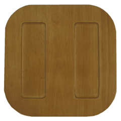 Plate “Taste” square  wood , L=30, B=30cm  light brown.