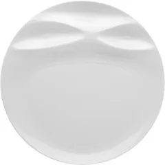 Plate “Mares” porcelain D=290,H=23mm white