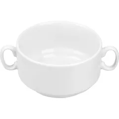 Broth cup porcelain 300ml D=105,H=57mm white