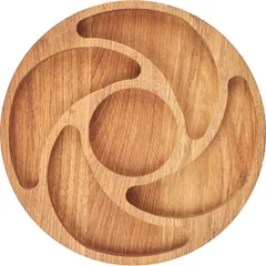 Round menagerie 5 sections  oak  D=300, H=25mm  wooden.