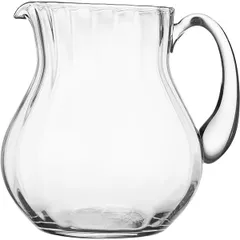 Corrugated jug without lid  glass  1.75 l  D=16.6/11, H=17 cm  clear.