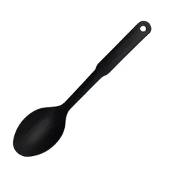 Ложка кухонная «Орихалк» (+210) нейлон ,H=5,L=300,B=65мм черный