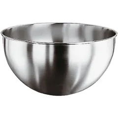 Bowl stainless steel 2.7l D=22,H=10.5,L=24,B=24cm metal.