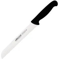 Нож для хлеба «2900» сталь нерж.,полипроп. ,L=320/200,B=25мм черный,металлич.