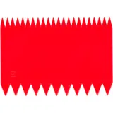 Шпатель кондитерский[10шт] пластик ,H=15,L=110,B=75мм красный