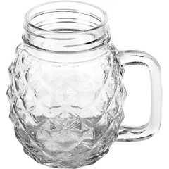 Кружка для пива «Банка-Ананас» стекло 450мл D=64,H=125,L=120мм прозр., изображение 2