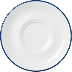 Блюдце «Ретро Канте Блау» фарфор D=12см белый,синий