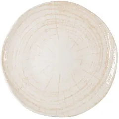 Serving dish “Kayla Paradiso”  porcelain  D=28cm  white, beige.