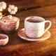 Чашка чайная «Пион» фарфор 350мл D=9,H=8см розов., изображение 3
