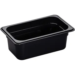 Gastronorm container (1/4)*100 (-40C to +99C)  polycarbonate  2.5 l  black