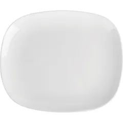 Блюдо «Эволюшнс Солюшн» стекло ,L=28,B=23см белый