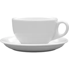 Чашка чайная «Америка» фарфор 250мл белый