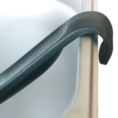 Лопатка кухонная сталь нерж. ,L=360,B=77мм металлич.,черный, изображение 2