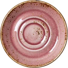 Saucer “Kraft Raspberry”  porcelain  D=145, H=17mm  pink.