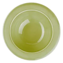 Тарелка глубокая «Акварель» Эстет фарфор D=22,H=6см фисташк., изображение 2