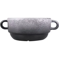 Чашка бульонная «Млечный путь» фарфор 300мл D=115,H=55мм черный,серый, изображение 2