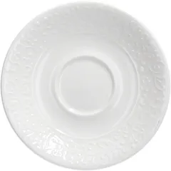 Saucer “Jasmine” porcelain D=11.5cm white