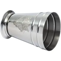 Стакан для коктейлей «Мотиво» для джулепа с орнаментом сталь нерж. 400мл D=88/70,H=117мм серебрист., изображение 2