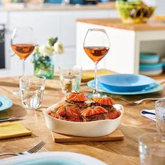 Блюдо квадратное глубокое жаропрочное стекло 1л ,H=45,L=200,B=200мм белый, изображение 3