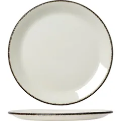 Plate “Chakool Dapple” small  porcelain, porcelain  D=23, H=2cm  white, black