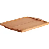 Поднос для подачи прямоугольный бук ,H=2,L=41,B=30см бежев.