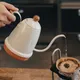 Чайник для приготовления кофе с контролем температуры сталь нерж.,бук 0,7л 1Квт белый, изображение 3