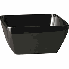 Square salad bowl plastic 3.8l ,H=12,L=25,B=25cm black