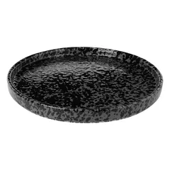 Тарелка «Саванна Блэк» керамика D=25см шоколад., изображение 4